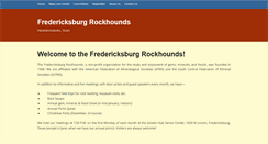Desktop Screenshot of fredericksburgrockhounds.org